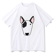 Bull Terrier top tees women Gothic Pop Culture 80s graphic streetwear tshirt 80s anime harajuku 2000