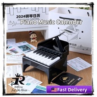 Mini Piano Music Calender 2024 Grand Piano Jay Chou Decoration