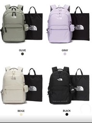 The North Face Dual Pocket Backpack 26L 韓版北面戶外防水尼龍背包雙肩包連 環保袋小拉鏈包(3合1)