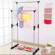 （深水埗交收）訂貨：$120-掛衣架 戶外室內晾衣架 落地曬衣架 雙桿無轆晾曬架 Laundry (訂貨|現貨)