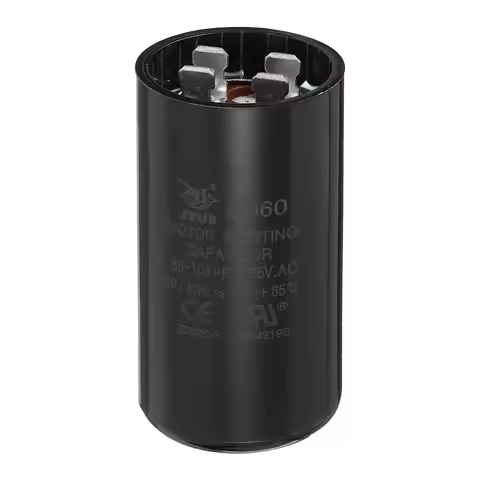 1/2Pcs CD60 Capacitor 88-1200 UF/Mfd, 125 VAC CD60 Run Motor Start Capacitor for Electric Fan Motor 