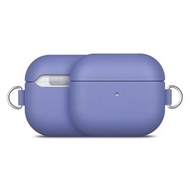 Wit's - 蘋果Airpod 3 無線藍牙耳機充電盒保護套 牛皮, 紫色