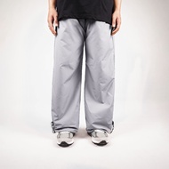NVSR Long Track Pants Basic Grey | Grey Parachute Pants Regular FitPOLOS Jogger Pants Men