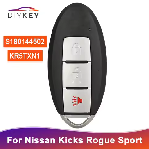DIYKEY 3 Buttons S180144502 KR5TXN1 For Nissan Kicks Rogue Sport 2018 2019 2020 Smart Key 433MHz 4A 