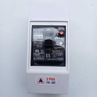 Aptomat chống giật kèm hộp aptomat nhật bãi 30A - 50A. dòng rò 30mA 220v -cb chống giật -attomatcầu