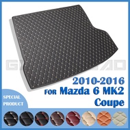 Car Trunk Mat For Mazda 6 Coupe MK2 2010 2011 2012 2013 2014 2015 2016 Custom Car Accessories Auto Interior Decoration