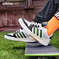 adidas阿迪达斯官方neo ENTRAP男子低帮休闲篮球鞋运动板鞋 白/黑/绿 42(260mm)