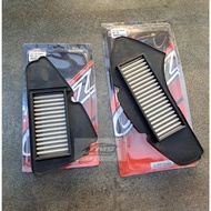 CMZ AIR FILTER STAINLESS NMAX BEAT FI GENIO 2020 NINJA250 FI ZX25R VARIO150 ORIGINAL