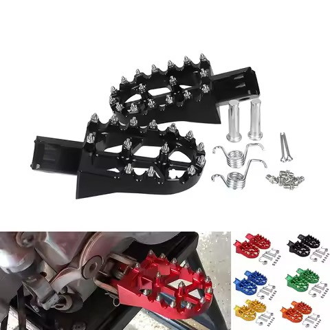 For HONDA CRF XR 50 70 110 M2R SDG DHZ SSR KAYO Motorcycle Pit Bike CNC Aluminum Colorful Footpeg Fo