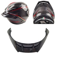 ▬▪✴Carbon Fiber Appearance Motorcycle Rear Trim Helmet Spoiler Case For Agv Pista Gpr Corsa - Helmet