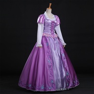 Disney Princess Dress cos Adult Tangled Rapunzel Dress Le Pei cosplay Costume Adult