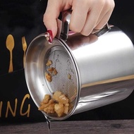 *Oil Pot Oil Filter Cooking Oil Filter Container Oil Storage Container 1.3L Oil Drainer ||