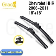 Wiper Blade For Chevrolet HHR 18"+18“ Car Windshield Windscreen Rubber 2006 -2011