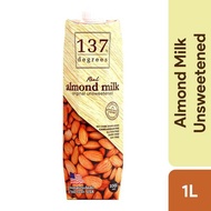 ~Ready Stock~ 137 Degrees Real Almond Milk Original Unsweetened 1L