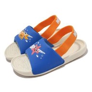 S.G NIKE Kawa SE DX1979-400 藍 橘 海洋 海星 螃蟹 鬆緊帶 小童 拖鞋
