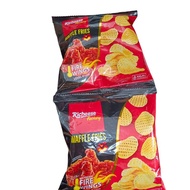 Richeese factory waffle fries spicy chicken flavor fire wings flow 0 flavor 12g1 pack contains 10 pc