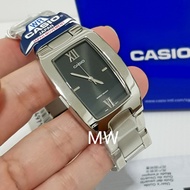 Casio MTP-1165A-1C2 Men Analog Quartz Dress Black Watch FreeShip Stainless Steel