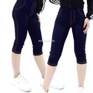 Women's Short Leggings 7/8 Thick Denim Women's Short Leggings 7/8