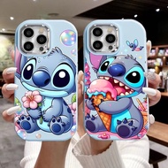Cute Stitch Blue Casing For OPPO Reno 13F 12F 11F 12 8 7 6 5 4 Pro 8T 5G 2F 2Z 7Z 8Z 6Z 5Z F9 F11 F1