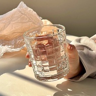 Box of 6 Drinking Cups, Drinking Cups Luxurious striped glass cups