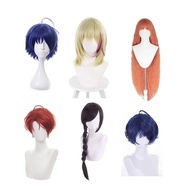 Anime WONDER EGG PRIORITY Cosplay Wigs Ohto Ai Kawai Rika Momoe Sawaki Neiru Aonuma Frill Cosplay Wi