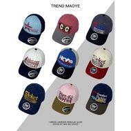 cap cap men Korean Street Wear teket Letter Baseball Cap Women Soft Top Deepening Big Head Circumfer