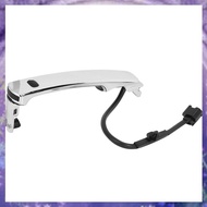 (Y W Z H)Car Chrome Outside Left Door Handle for  Rogue 2010 2011 2012 2013 80640-Ca012 80640Ca012 8