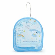 Japan Sanrio - Cinnamoroll 玉桂狗 日版 背包 造型 透明 化妝包 收納包 掛飾 掛件 鑰匙鍊 吊飾 (雨天系列) 大耳狗