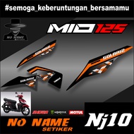 Sticker Striping mio m3 125 SOLARIZ (Nj10) - decal Stiker setriping Variasi List Motor