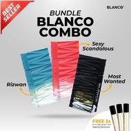 BUNDLE BLANCO  [ RIZWAN + SEXY SCANDALOUS + MOST WANTED ] + 3 RANDOM TESTER (COMBO)