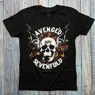 Kaos T-Shirt Band Avenged Sevenfold A7X World - Vampire Death Bat Logo T Shirt Unisex