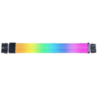 LIAN LI PW8-1W Wireless Strimer GPU 2-Piece8-PIN - Highly Customizable Addressable RGB Extension Cab