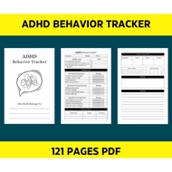 [PDF] ADHD Behavior Tracker 121 PDF Pages