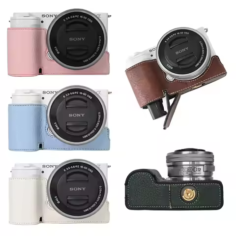 Camera Half Case for Sony A6700 A6400 A6300 A6100 A6000 ZVE10 ZVE10II ZVE10M2 A7R5 A7CII A7C2 Bottom