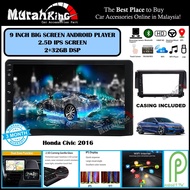 (6RAM 128GB IPS 4G 8Core DSP) Honda Civic 2016 9" Inch  Android 10 Car Android GPS Wifi Player GPS C