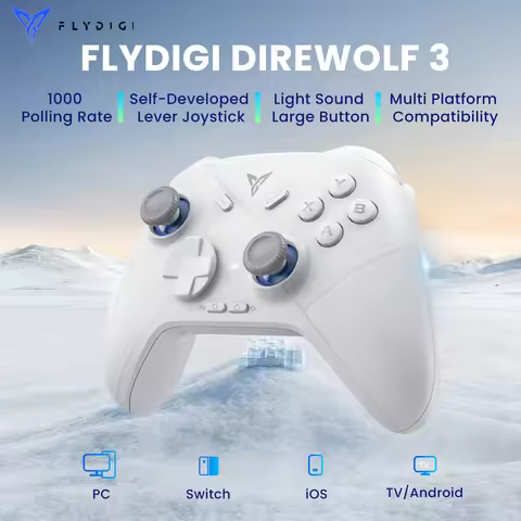 Flydigi Direwolf 3/Direwolf2/Dune Fox Gamepad, Wireless Game Controller With Hall Lineness Function 