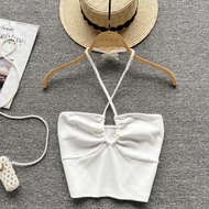 สไตล์ฝรั่งเศสเสื้อกั๊กคอวีและBackless Designสีทํางานเสื้อผ้าผู้หญิง 18-24 ปีสวมใส่