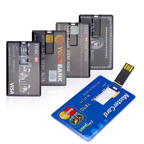 High Speed platinum Bank Credit Card Flash Drive 64GB Pen Drive 8GB Plastic USB 2.0 16G Pendrive 32G