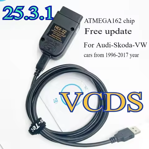 2026 Newest VAGCOM 26.3 Vag Com 26.3 VCDS HexV2 HEX CAN Interface FOR VW AUDI Skoda Seat VAG 26.3 Mu