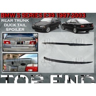 BMW 5 SERIES E39 1997-2003 REAR TRUNK SPOILER DUCKTAIL WITH PAINT ABS SKIRT LIP CAR BODYKIT