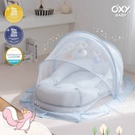 OXY Baby Joyful Nest Slope Plus+ ที่นอนรังนกหายใจผ่านได้ มาตรฐานยุโรป พร้อมโมบาย มุ้ง และหมอนกันกรดไ