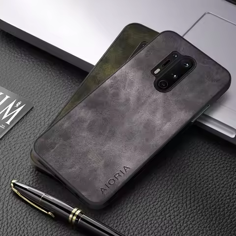 Case for Oneplus 8 Pro 7 Pro 7T Pro Luxury PU leather Skin cover for Oneplus 8T 7T 6T case