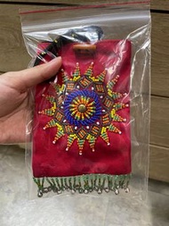 原住民手工珠繡手機背袋