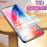 Hydrogel Film iPhone XS Max XR XS X 7 8 6 6s Plus Full Cover Screen Protector Soft Film Not Glass