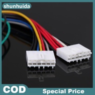 Shunhuida 20P ATX To 2 Port 6Pin AT PSU Converter Power Cable For Computer 286 386 486 586 VN
