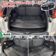 FLASH PREMIUM 8D leather trunk mat for Mercedes GL Class (X166) 2007-2016 is waterproof, dustproof, 