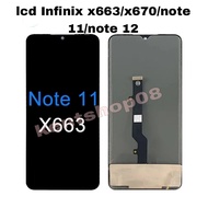LCD INFINIX X663/X670 INFINIX NOTE 11/NOTE 12 + TS BLACK --- INCELL