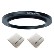 39mm lens to 49mm Camera Lens Adapter 39mm to 49mm Step Up Ring Adapter Ring for all brands of UV ND