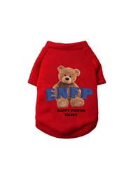 Cozy Cute Knit Dog Hoodie For Small Breeds - 4-Color MBTI ISTJ ENFP ISFJ ESTJ Design, 100% Polyester