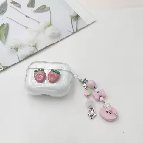 sweet cherry pendant case For Lenovo LP2pro LP5 PRO LP23 LP3pro LP40pro LP19 LP12 LP80pro Case Silic